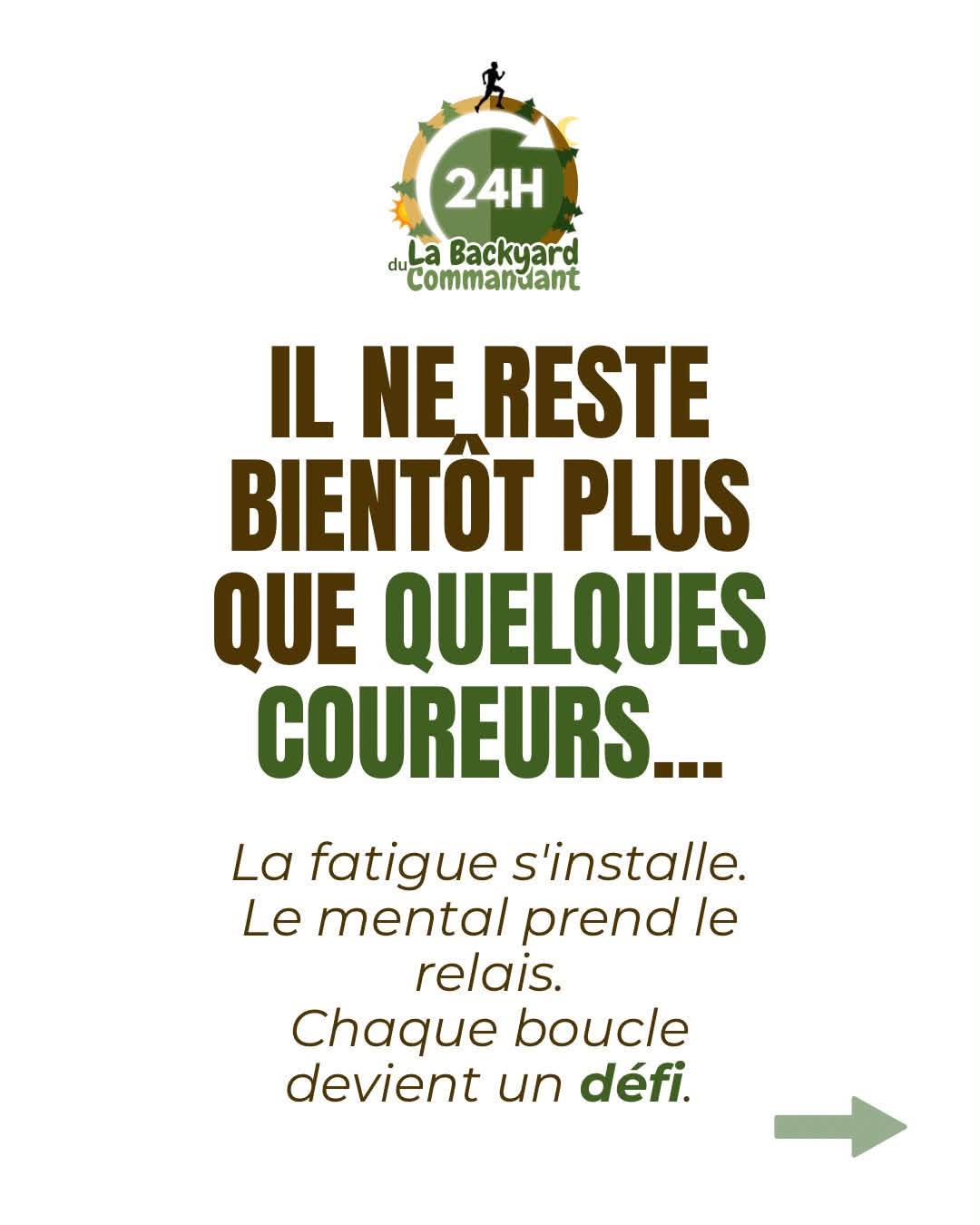 Slide 6 — Il ne reste bientôt plus que quelques coureurs...
